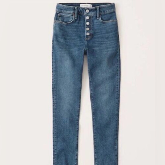 Abercrombie & Fitch The Skinny Hight Rise Jeans - Picture 2 of 7